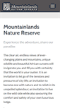 Mobile Screenshot of mountainlands.co.za